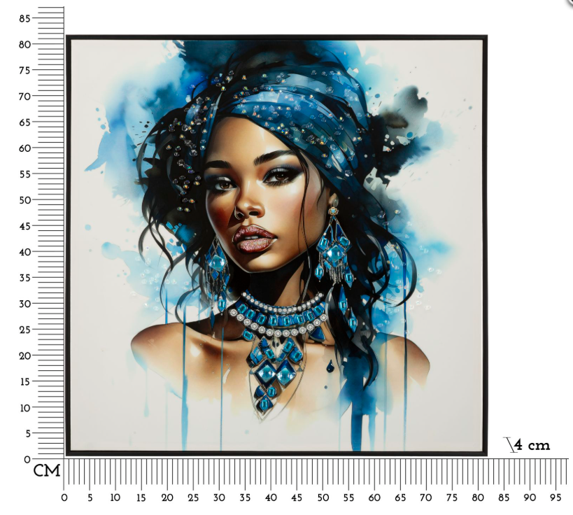 DIPINTO SU TELA LACCATO ALTEA B