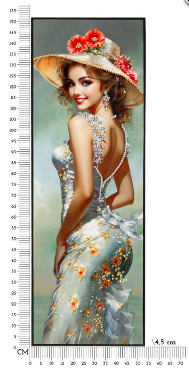 DIPINTO SU TELA DONNA