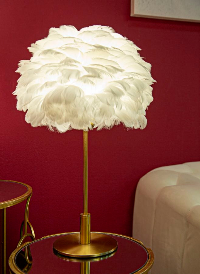 LAMPADA DA TAVOLO BALL FEATHER