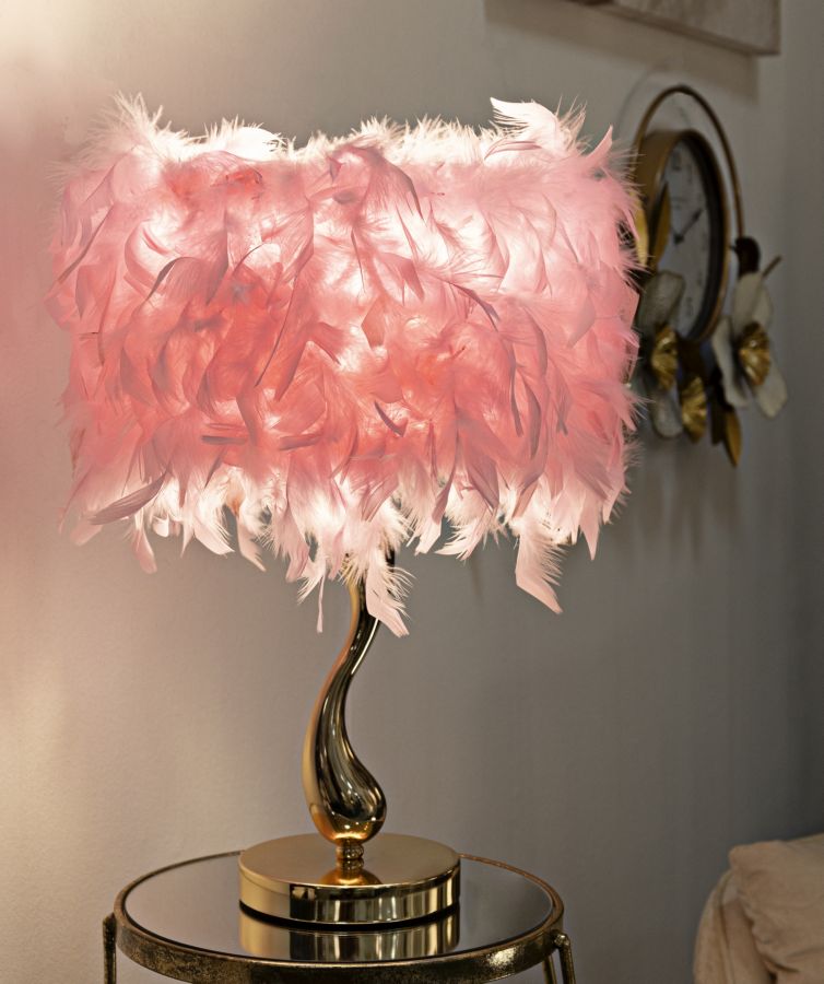 LAMPADA DA TAVOLO CART ROSA