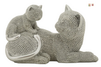 GATTO SPARKY CON CUCCIOLO