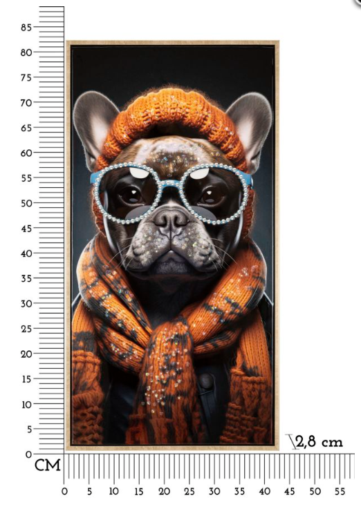 DIPINTO SU TELA BAD BULLY