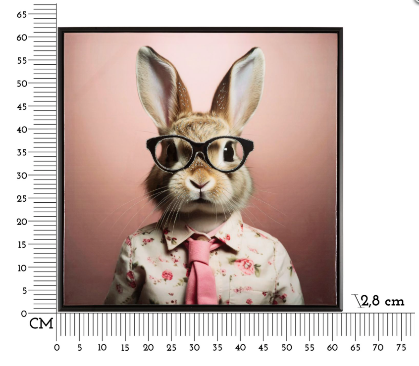 DIPINTO SU TELA BUNNY