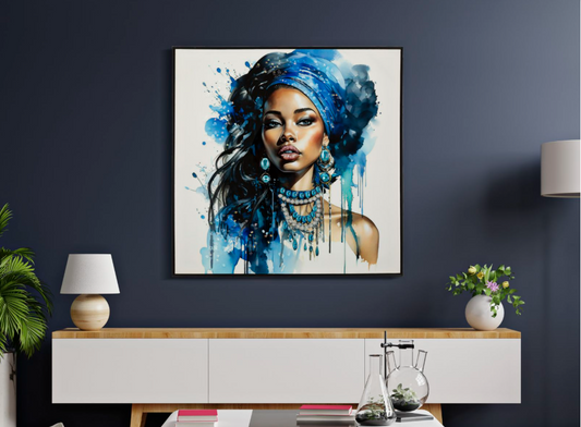 DIPINTO SU TELA LACCATO ALTEA