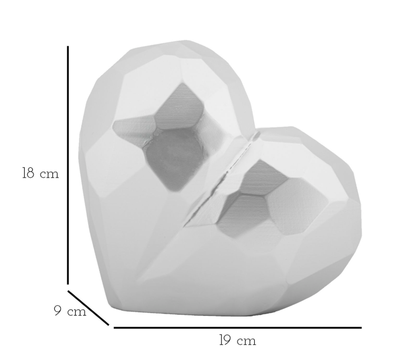 VASO HEART SILVER
