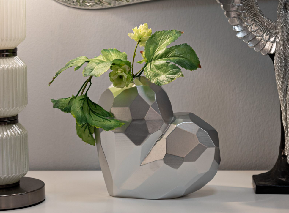 VASO HEART SILVER